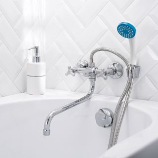 Смеситель для ванны с душем РМС SL143-143 хром